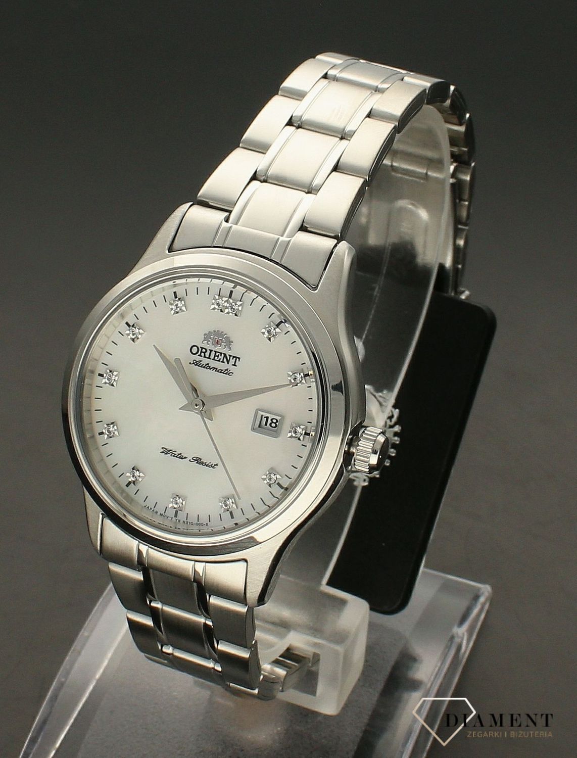 Zegarek damski na bransolecie, mechanizm automatyczny Orient FNR1Q004W0.webp