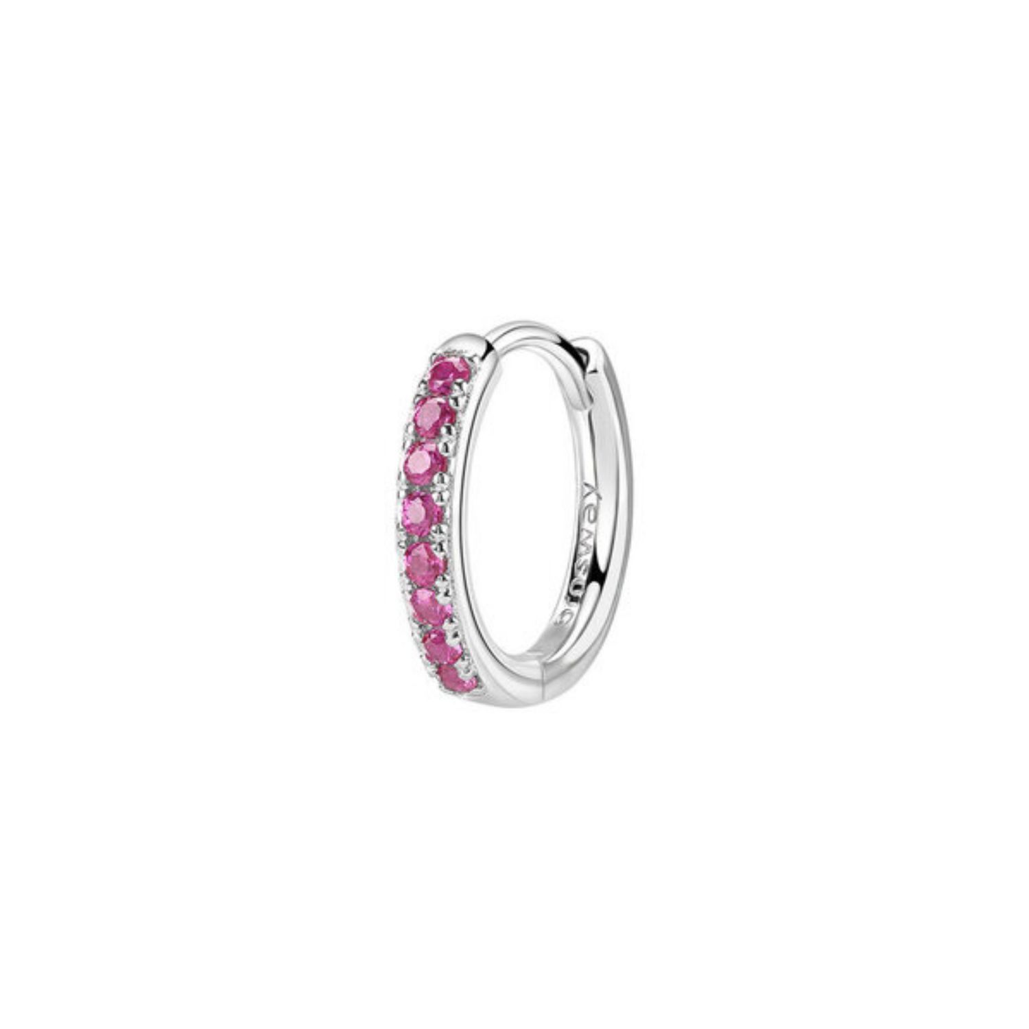 Kolczyk pojedynczy Brosway Fancy Passion Ruby FPR85 srebro 925 z czerwonymi cyrkoniami – 14 mm .jpg