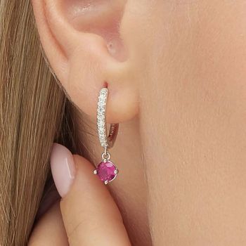 Kolczyk pojedynczy Brosway Fancy Passion Ruby FPR86 srebro 925 rodowane z czerwonymi i białymi cyrkoniami – 25 mm.jpg