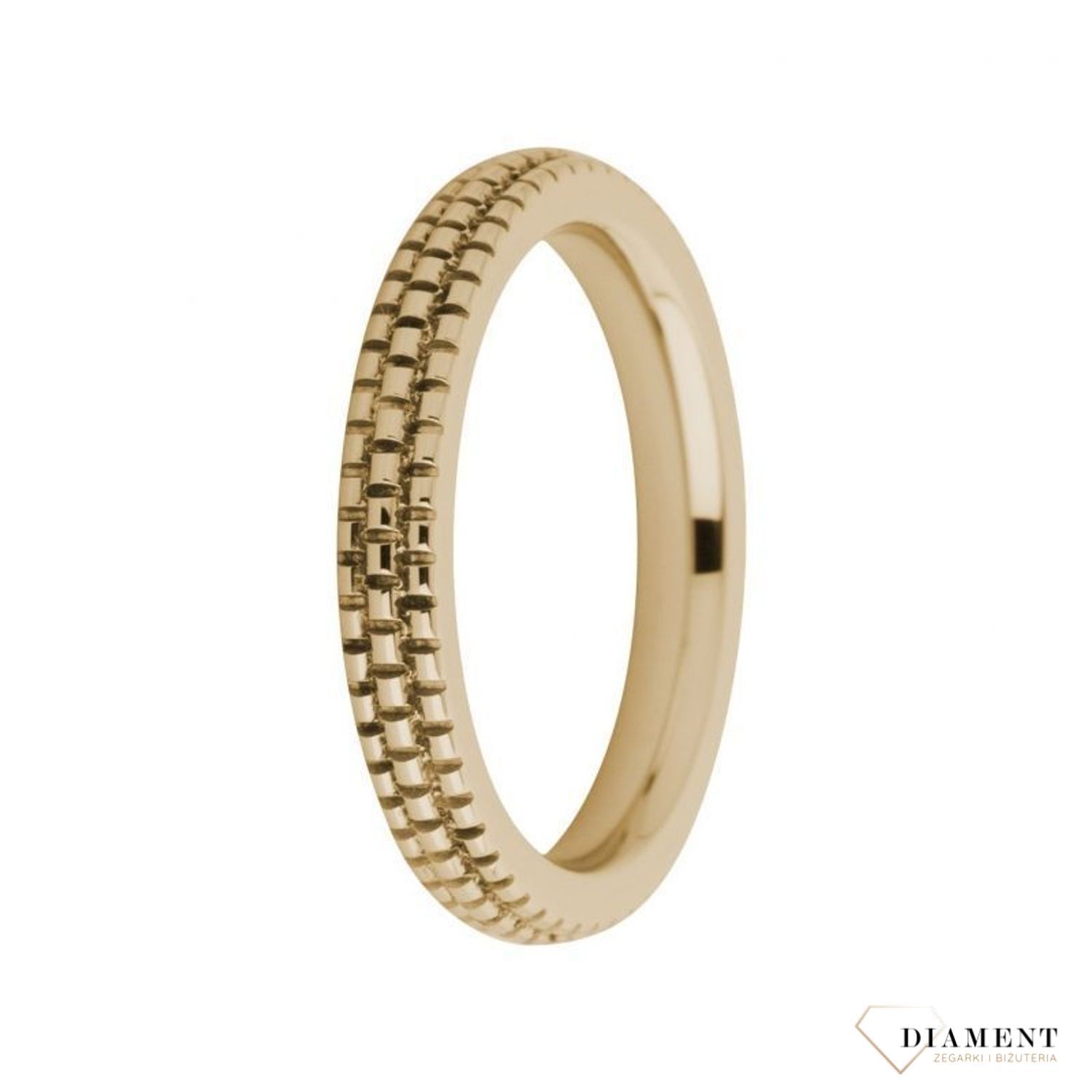 Piękny, delikatny pierścionek pokryty różowym złotem. Pierścionki Damskie w Sklepie z Biżuterią zegarki-diament.pl. Piękne i Eleganckie pierścionki dla Kobiet. Darmowa wysyłka..jpg