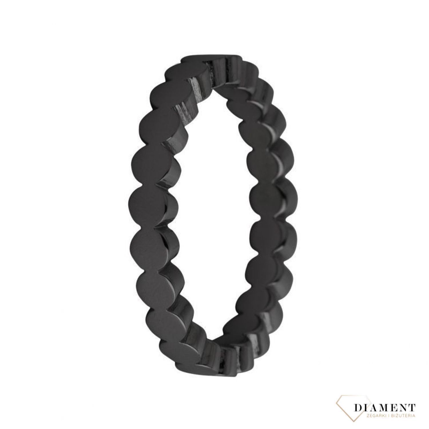 Piękny, delikatny, ceramiczny czarny pierścionek . Pierścionki Damskie w Sklepie z Biżuterią zegarki-diament.pl. Piękne i Eleganckie pierścionki dla Kobiet. Darmowa wysyłka. (2),.jpg
