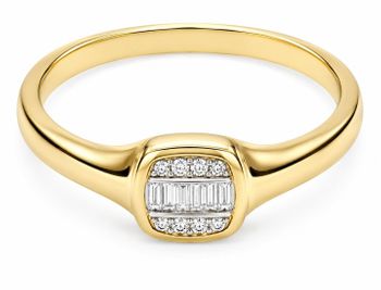 Złoty pierścionek 585 z 12 diamentami 0,72 ct FR21949Yl.jpg
