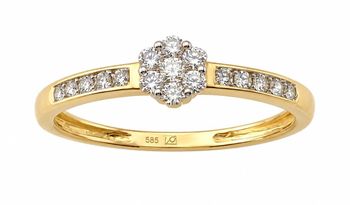 Pierścionek złoty kwiatek z 17 diamentami 0,20 ct – rozmiar 12 (2).jpg