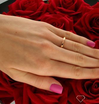 Pierścionek stalowy damski różowe złoto z szampańskimi kryształkami Melano FR39RGCH. Piękny, delikatny pierścionek  z białą cyrkonią. Pierśzcionki Damskie (2).jpg