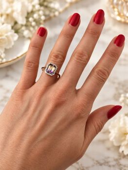 Złoty pierścionek 585 z ametrynem 2,18 ct i 18 brylantami 0,22 ct rozmiar 16 (2).jpg