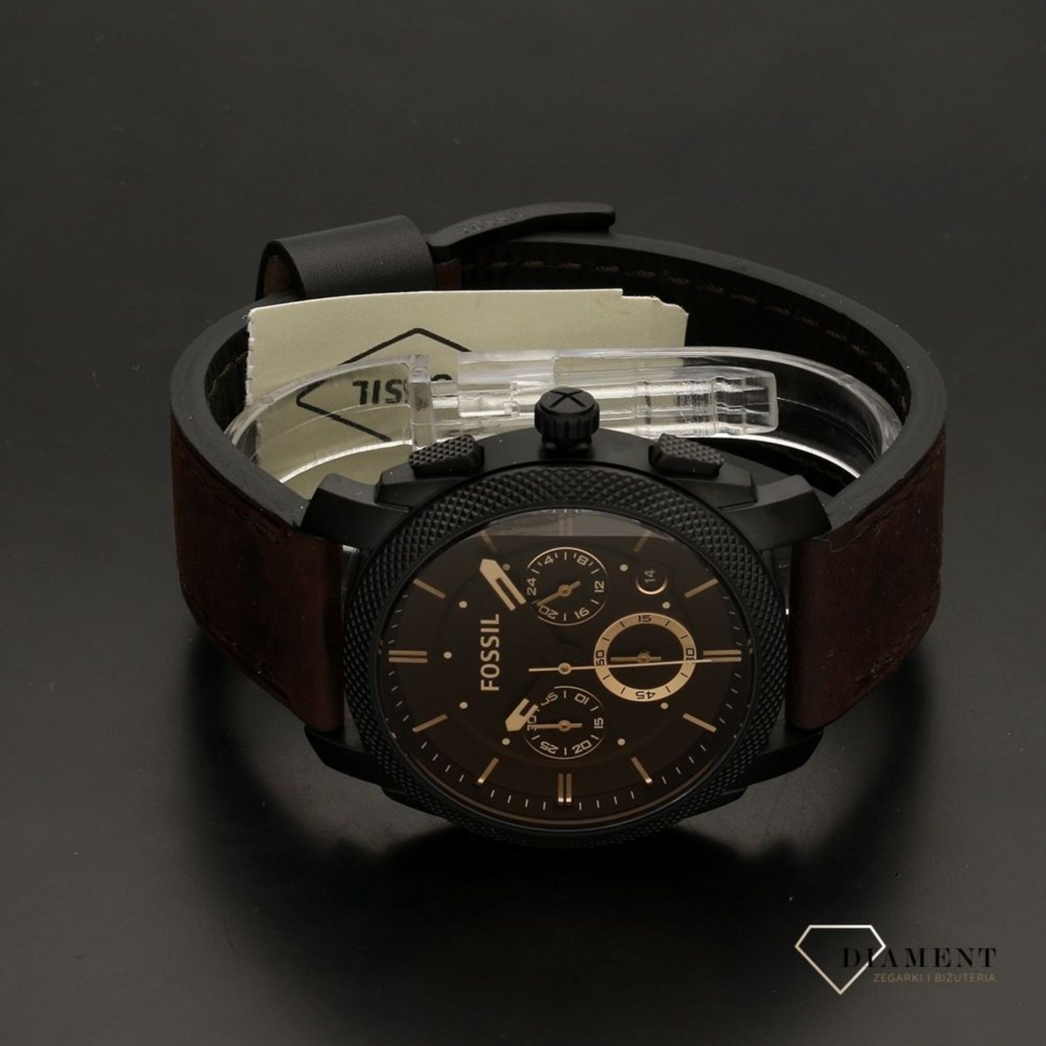 Zegarek męski Fossil Machine Leather FS4656IE.jpg