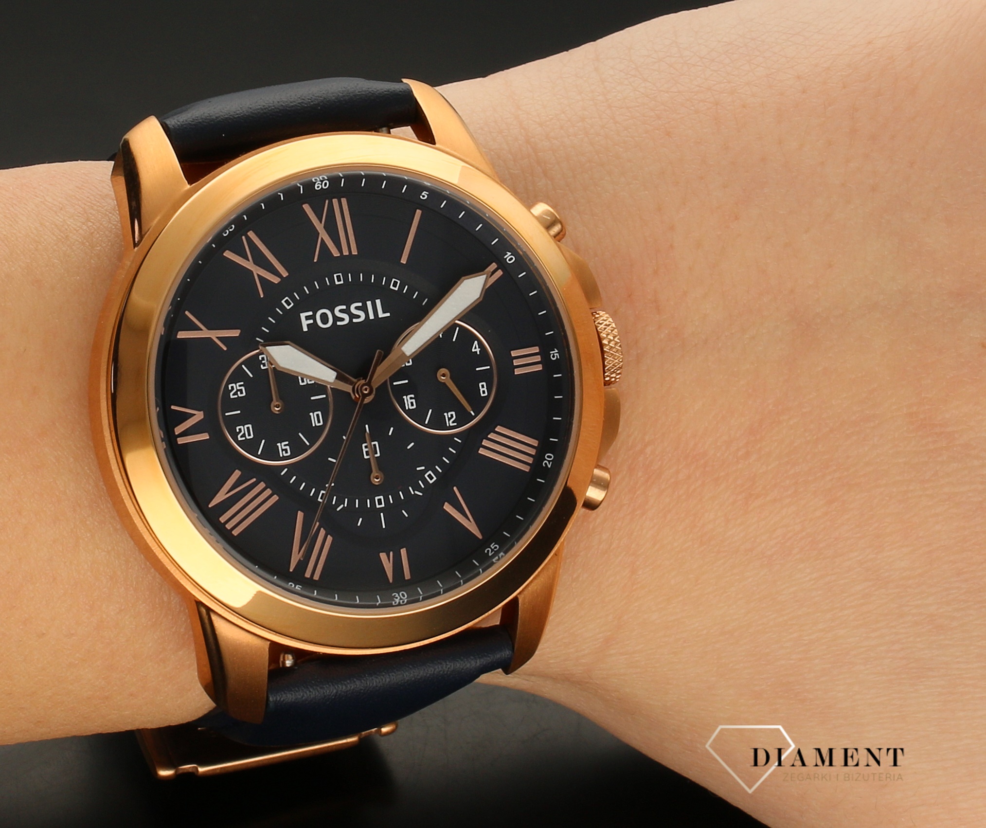 Męski zegarek Fossil Grant CHRONOGRAPH FS4835IE.jpg