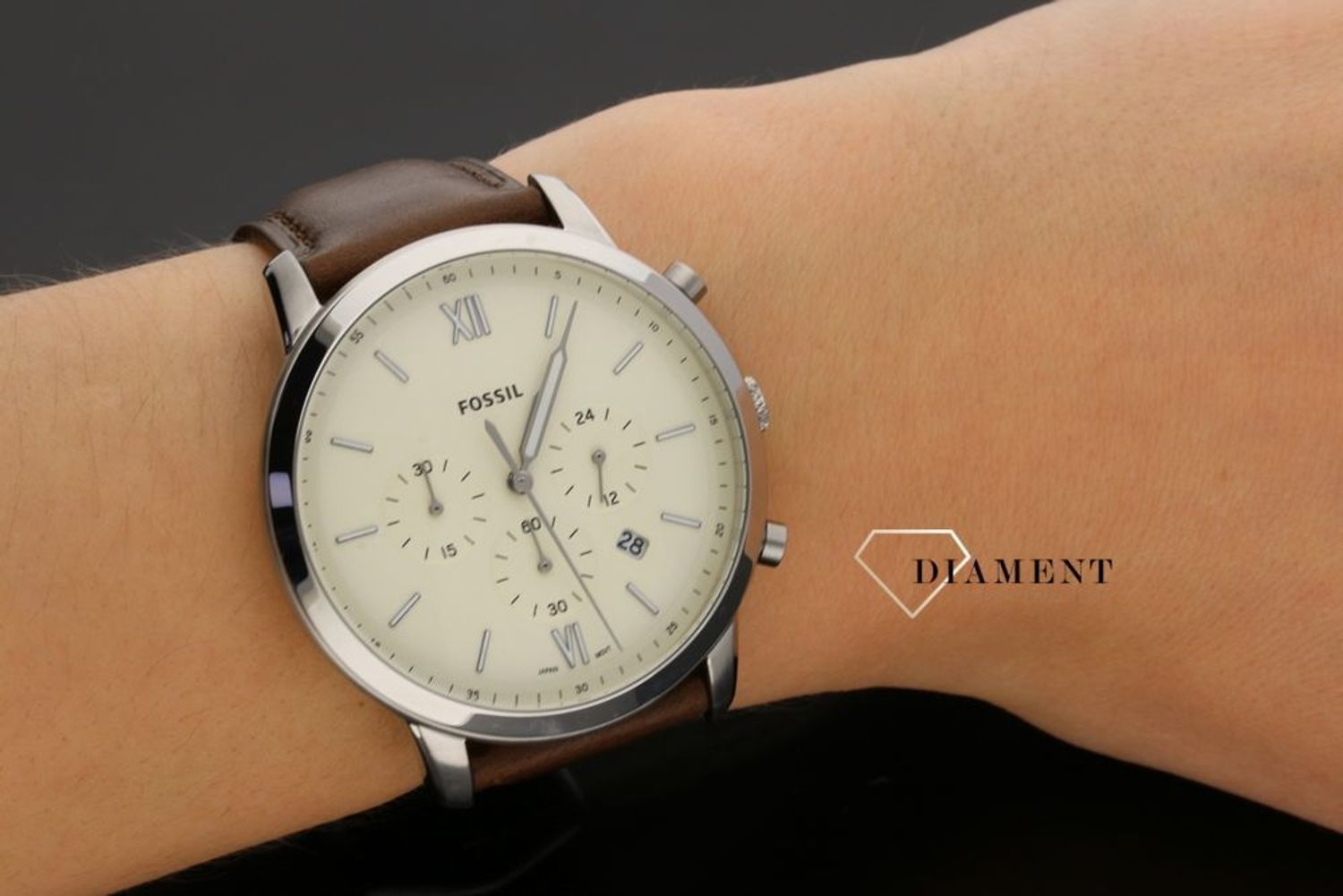 Męski zegarek Fossil Neutra chronograf FS5380.jpg