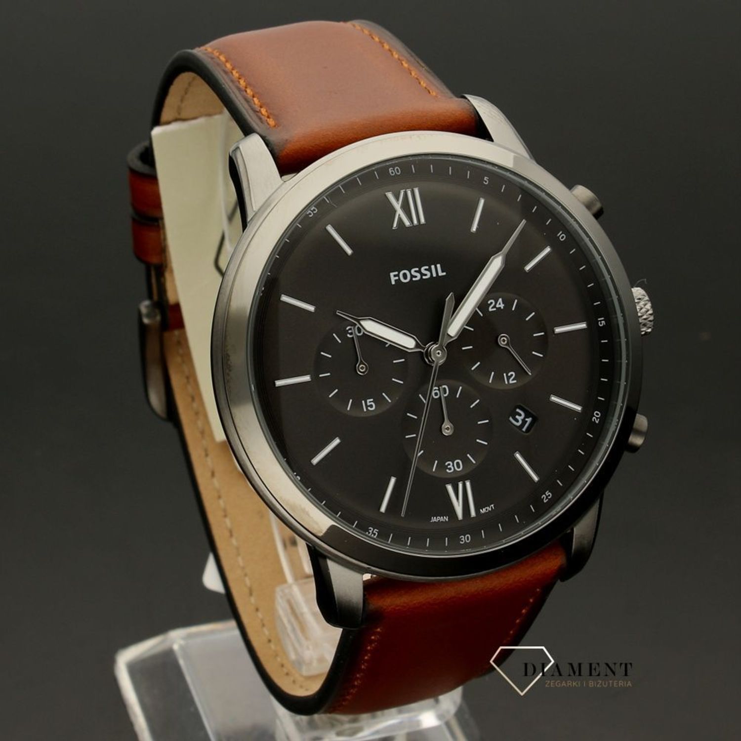 Męski zegarek Fossil FS5210IE Neutra Chronograf.jpg