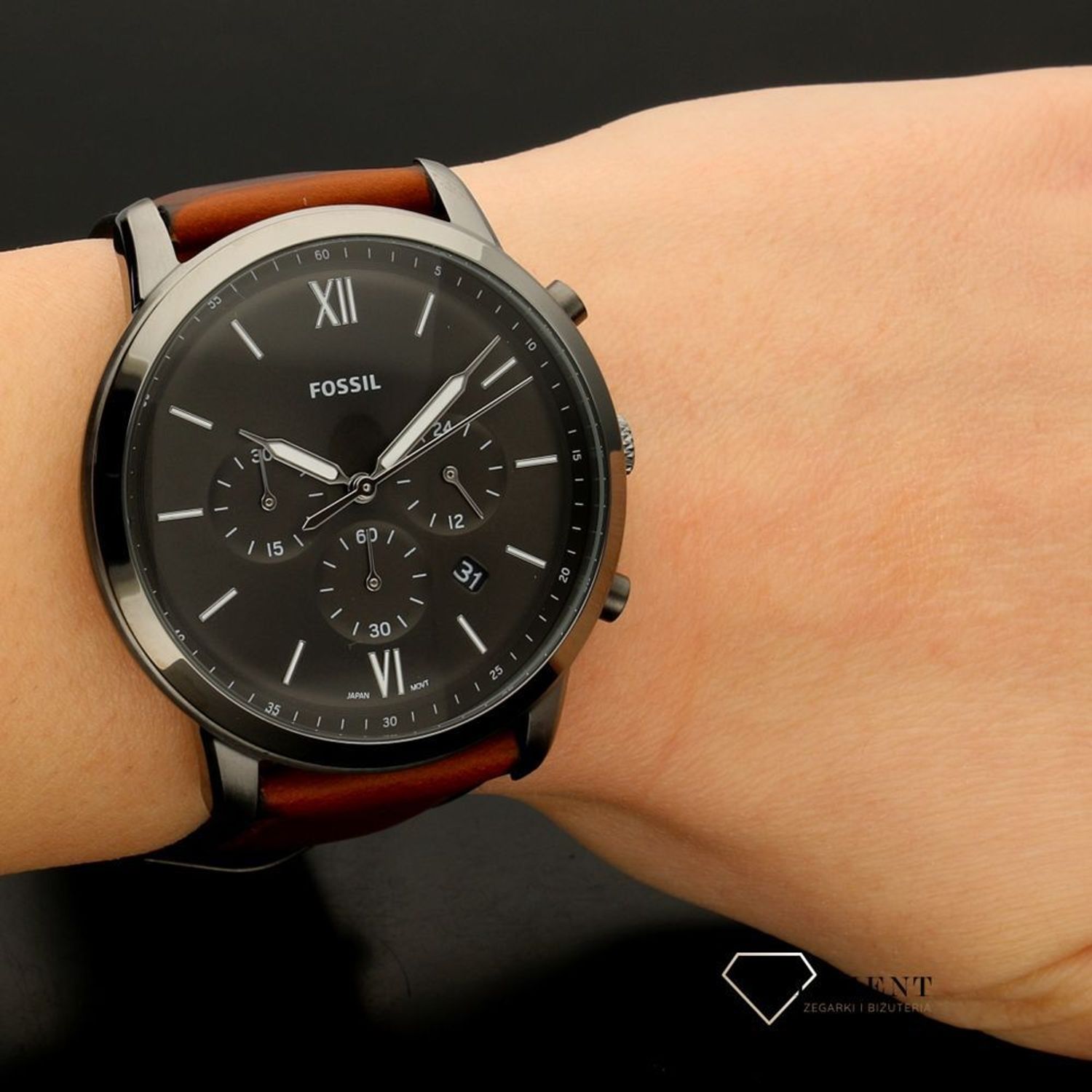 Męski zegarek Fossil FS5210IE Neutra Chronograf.jpg