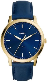 Zegarek męski pozłacany na niebieskim pasku Fossil  The Minimialist 3H FS5789 (2).jpg