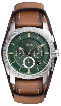 modny zegarek męski z zieloną tarcza Fossil FS5962.webp