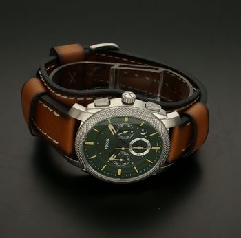 Zegarek męski Fossil na pasku FS5962 Sport chronograf machine