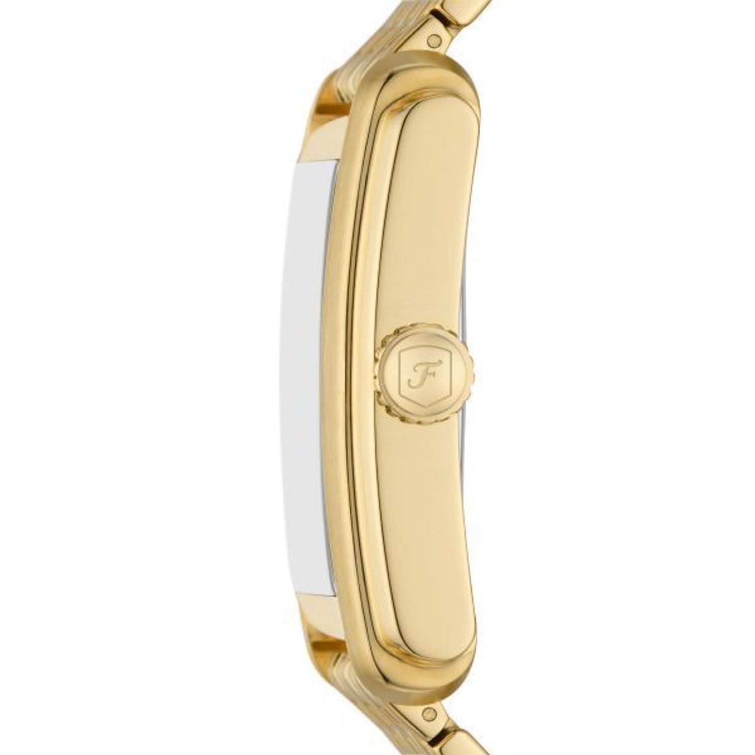 Zegarek męski Fossil Carraway prostokątny na złotej bransolecie FS6009. Złoty zegarek męski. Złoty zegarek z prostokątną tarcza. Zegarek na bransolecie Fossil. Zegarek męski Fossil w złocie na prezent (3).jpg