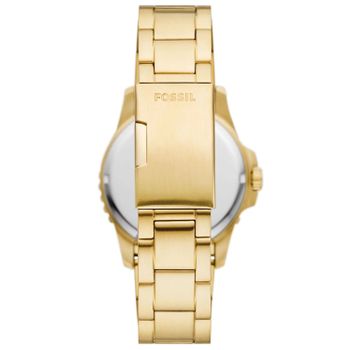 Zegarek męski Fossil BLUE Gold Stainless Steel 42mm FS6030. Męski zegarek na złotej bransolecie. Zegarek męski złoty. Złoty zegarek męski Fossil. Męski zegarek Fossil z zieloną tarczą. Zegarek w złotym kolorze Fossil na prezent (5).jpg