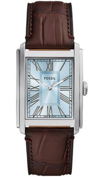 Fossil FS6110 Carraway Brown Croco Leather – klasyczny męski zegarek z niebieską tarczą.jpg