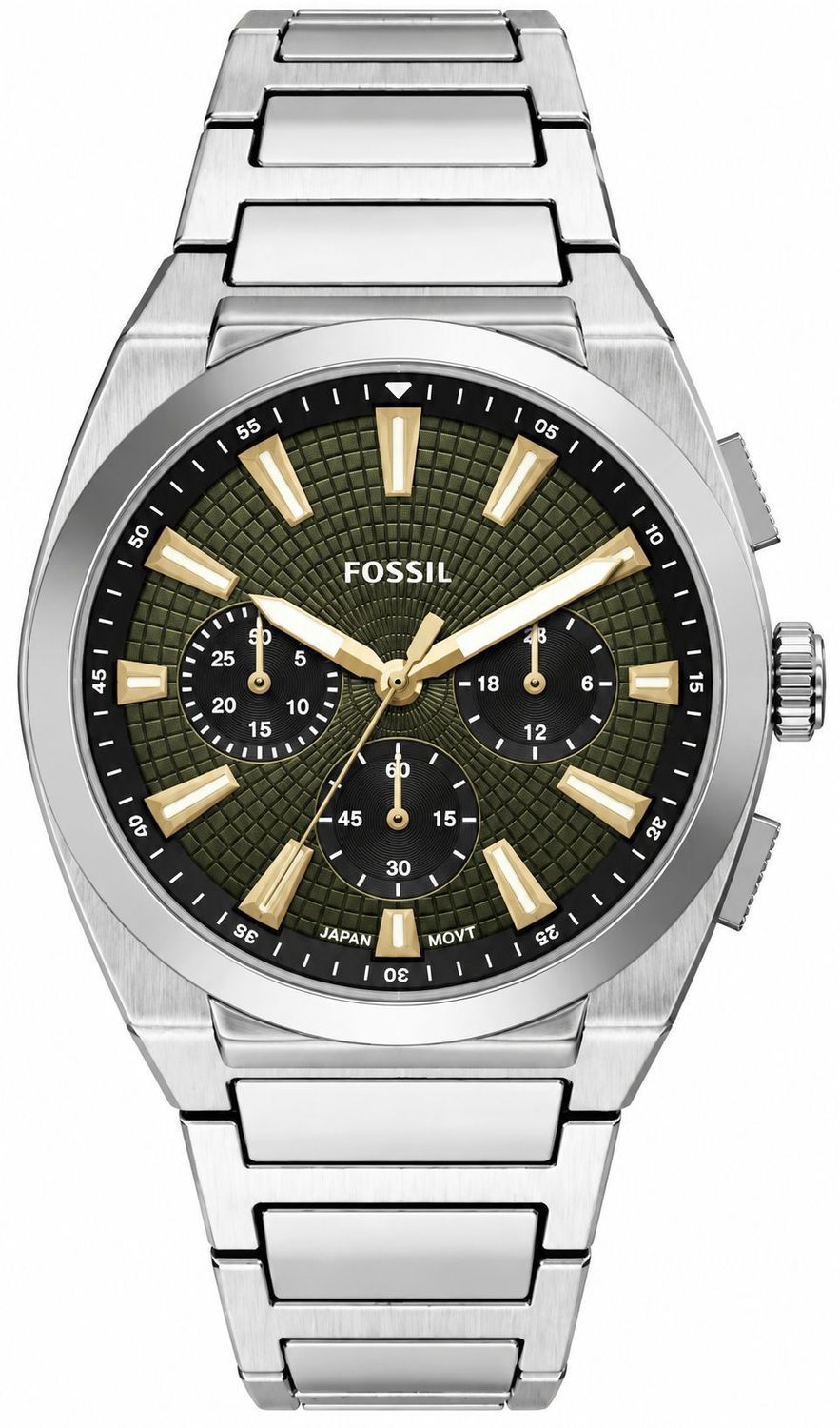 Zegarek męski Fossil FS6183 Everett khaki na bransolecie (m.jpg