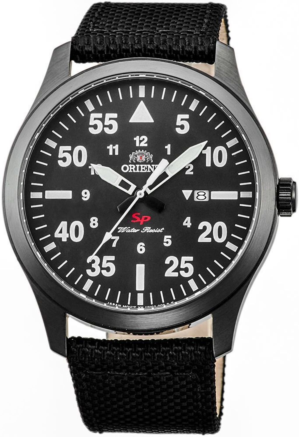 Zegarek męski na czarnym pasku parcianym Orient FUNG2003B0.jpg
