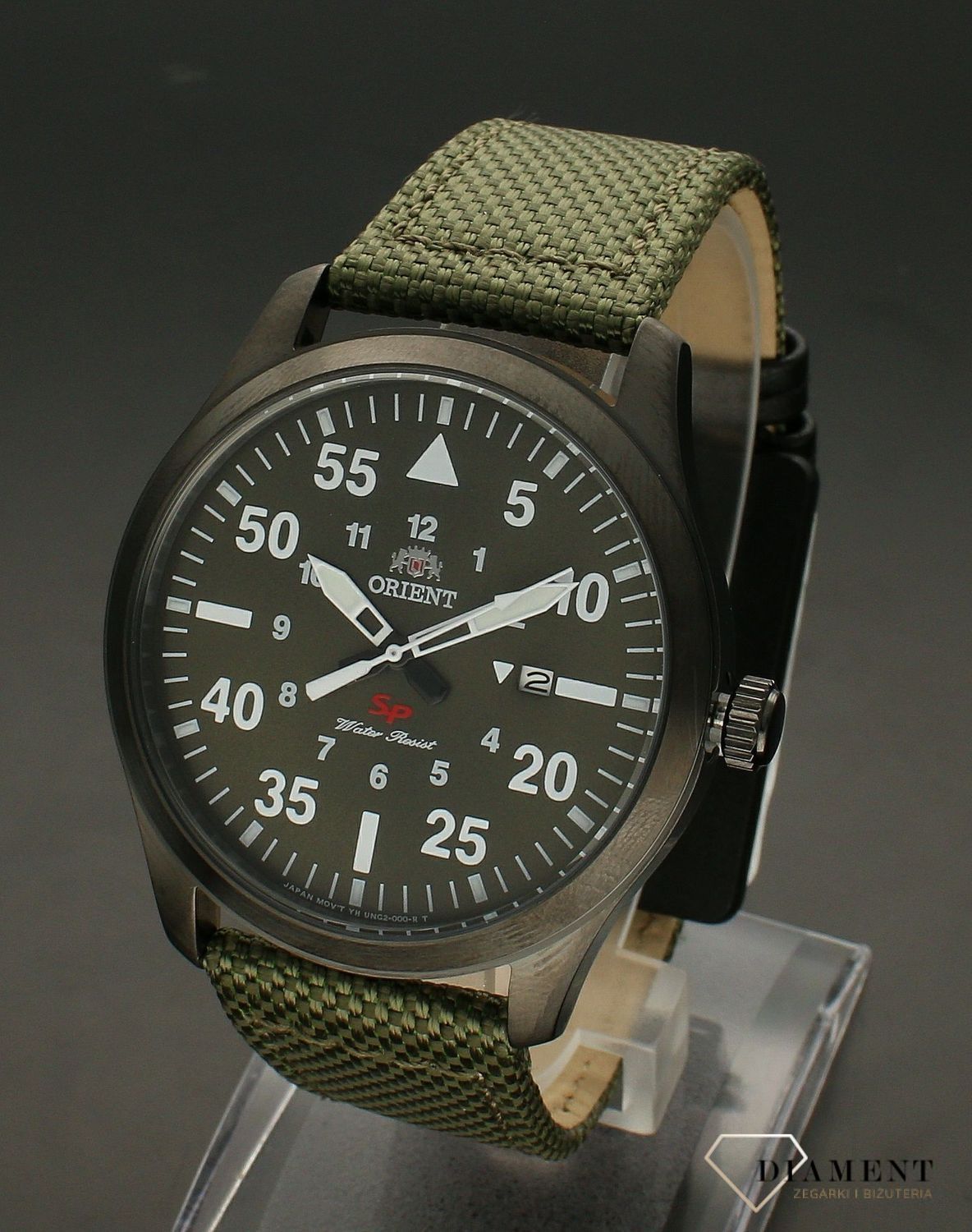 Zegarek męski ORIENT FUNG2004F0 wyposażony jest w kwarcowy mechanizm, zasilany za pomocą baterii. Posiada bardzo wysoką dokładność mierzenia czasu +- 10 sekund w przeciągu 30 dni..webp