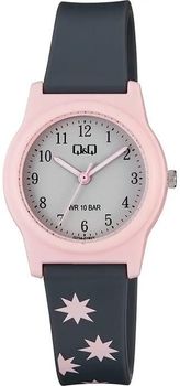 Zegarek dziewczęcy Q&Q G23A-019V – szara tarcza, różowa koperta, 10 BAR.jpg