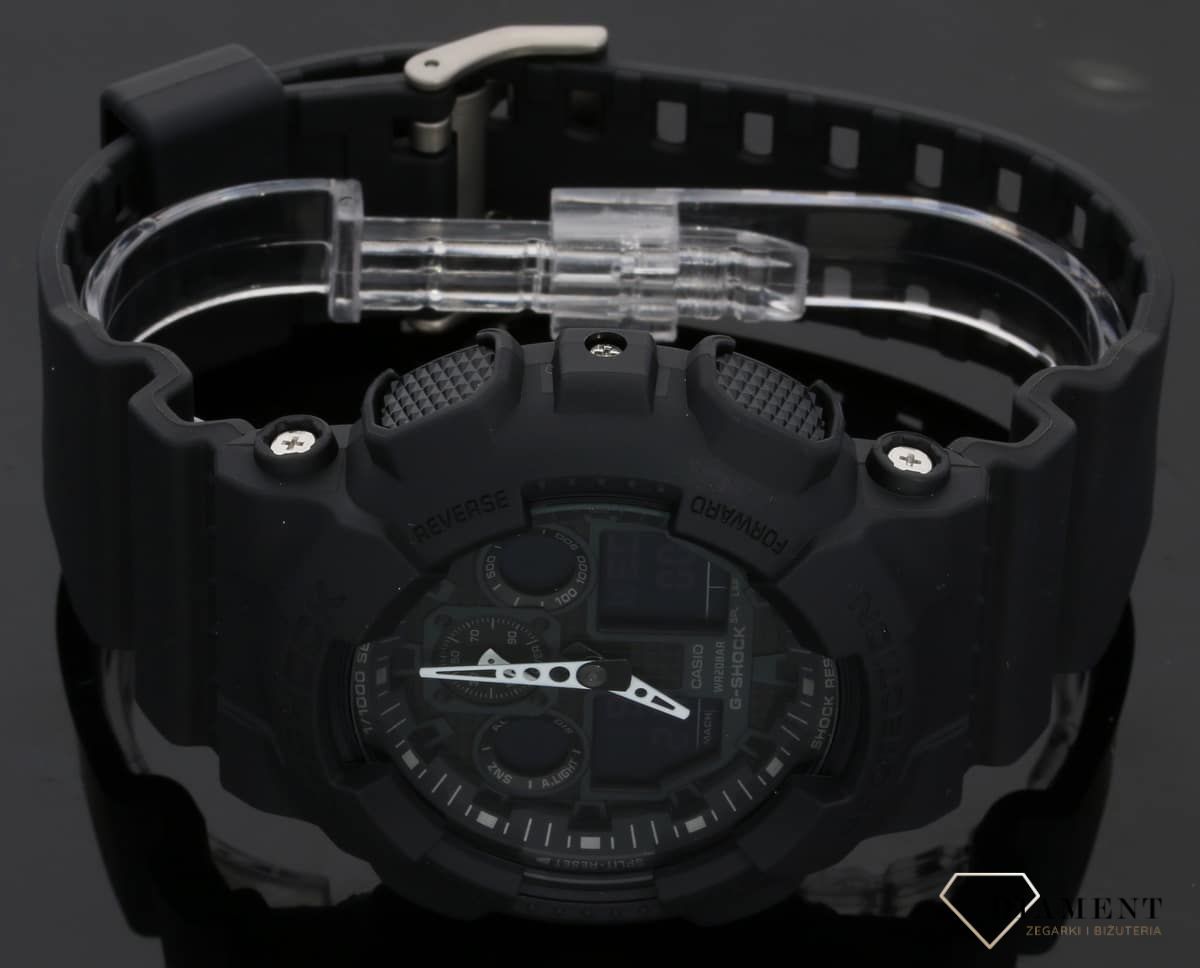 Zegarek męski CASIO G-Shock GA-100-1A1ER czarny.webp
