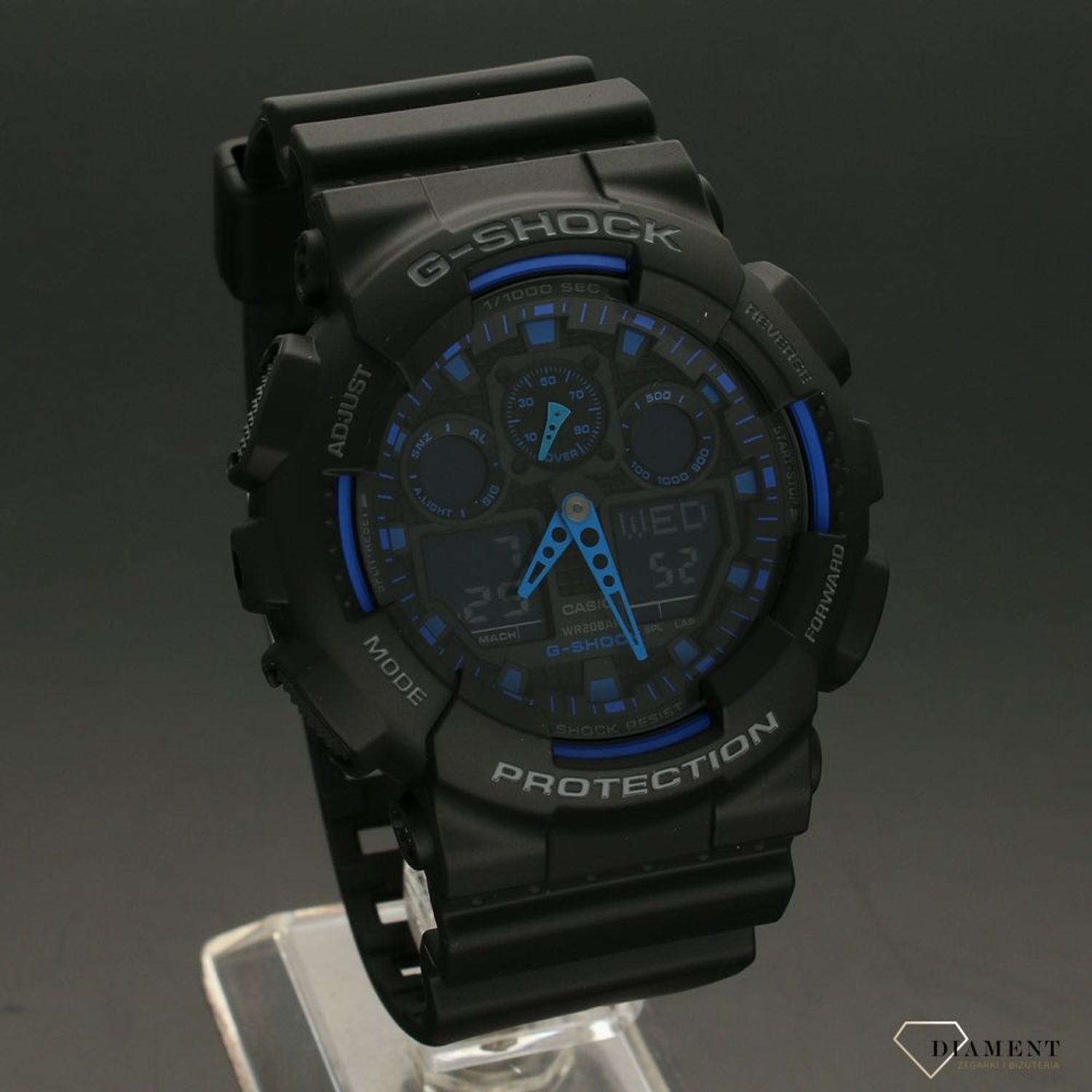 Zegarek męski wstrząsoodporny CASIO G-Shock GA-100-1A2ER (2).jpg