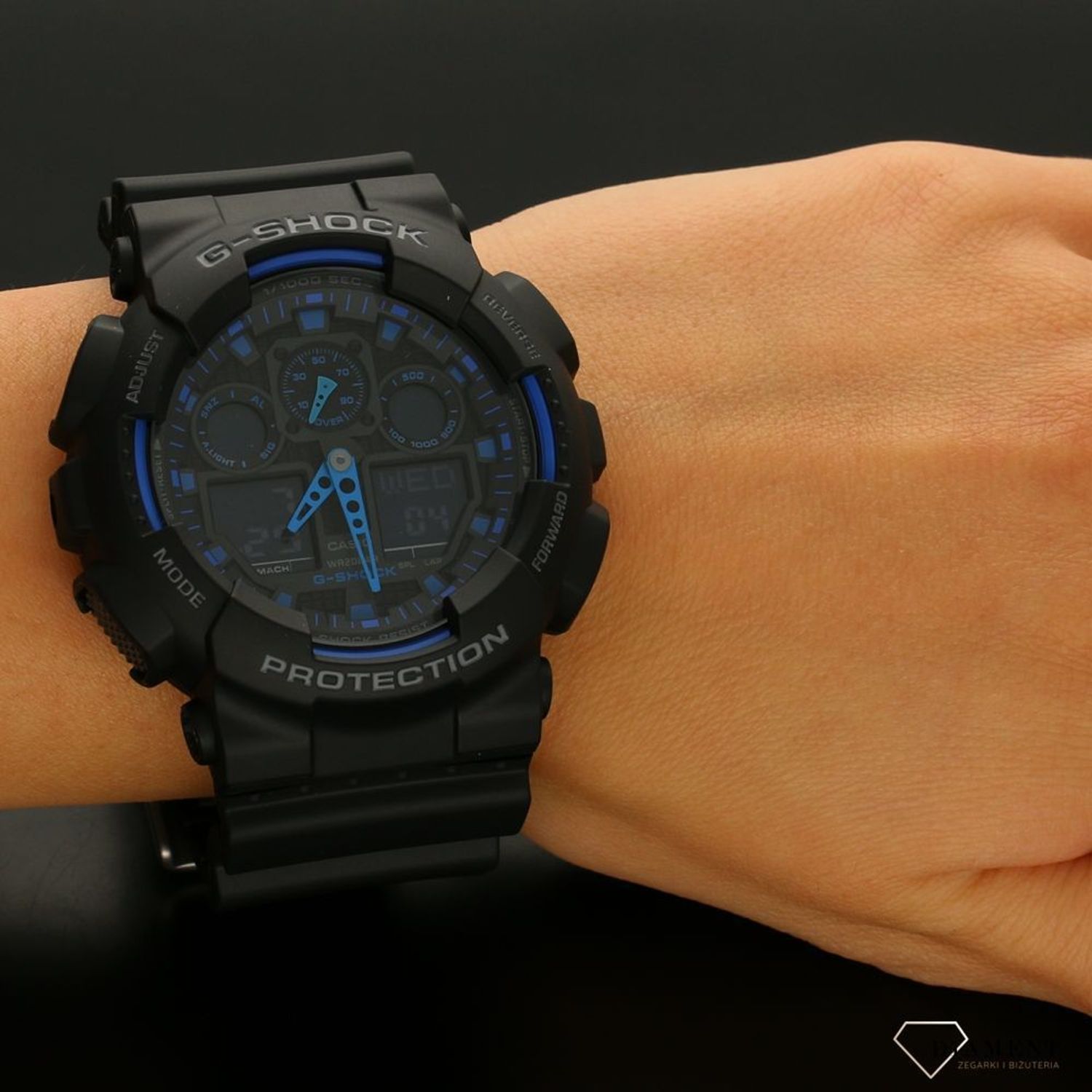 Zegarek męski wstrząsoodporny CASIO G-Shock GA-100-1A2ER (2).jpg