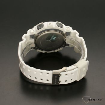Zegarek męski Casio w kolorze białym. Zegarek to świetny pomysł na prezent dla młodego mężczyzny. Zegarek męski na gumowym białym pasku. Zapraszamy!  (4).jpg