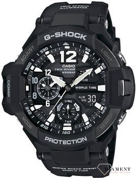 Zegarek męski wstrząsoodporny CASIO G-Shock GA-1100-1AER er.jpg