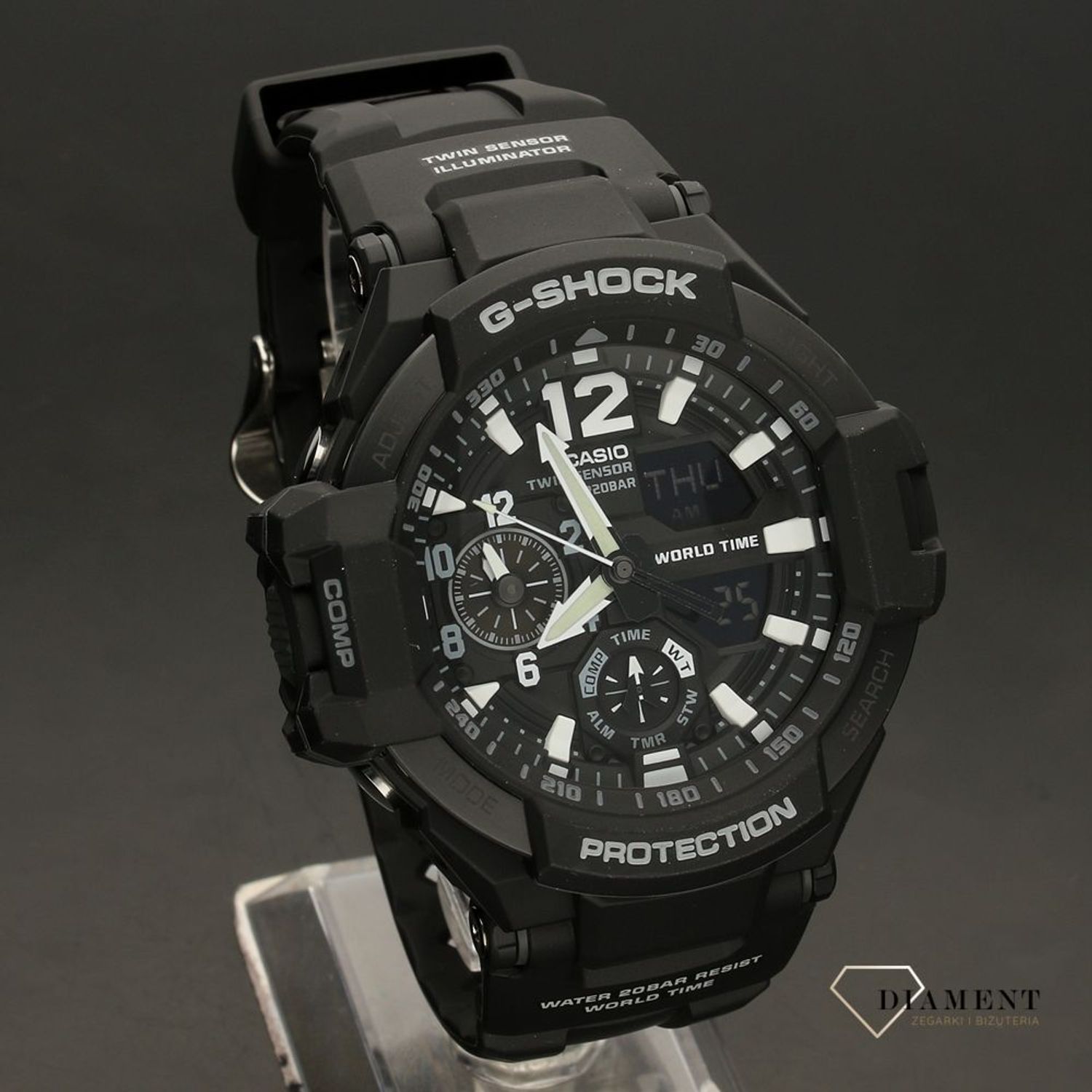 Zegarek męski wstrząsoodporny CASIO G-Shock GA-1100-1AER er.jpg