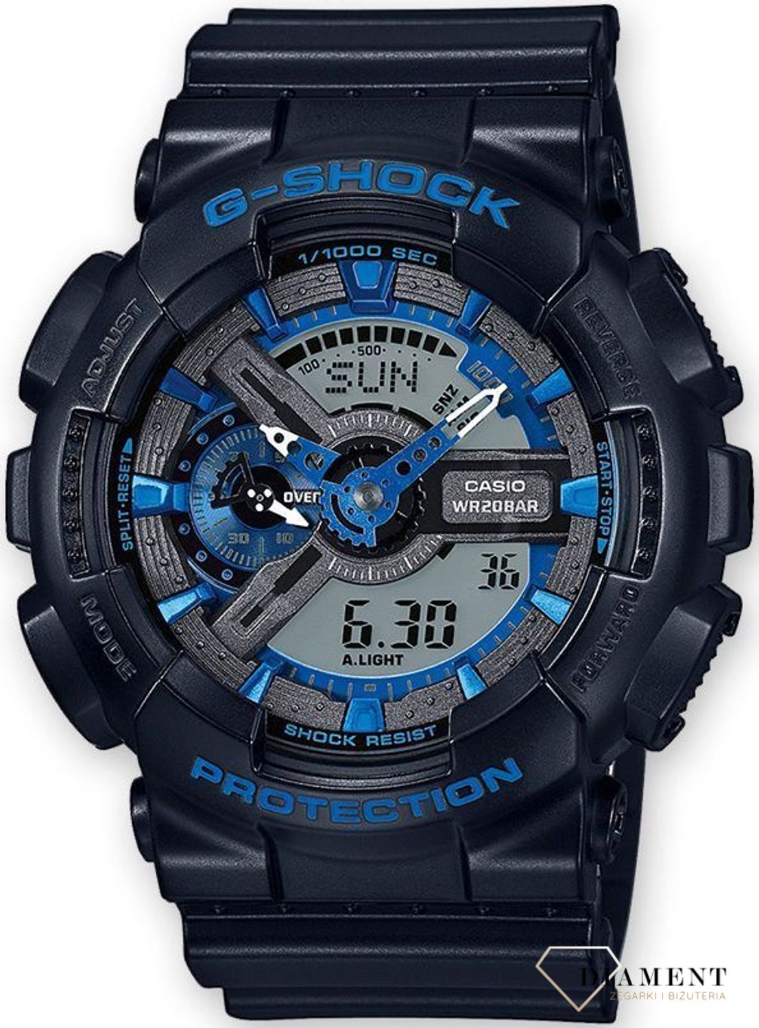 Męski wstrząsoodporny zegarek CASIO G-Shock GA-110CB-1AER.jpg