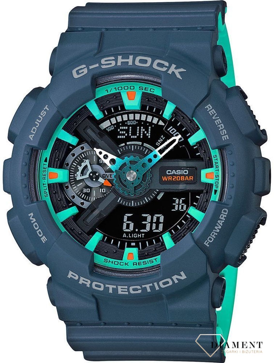 Męski wstrząsoodporny zegarek CASIO G-Shock GA-110CC-2AER.jpg