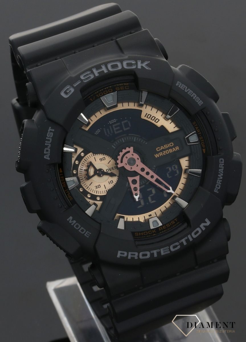 Męski wstrząsoodporny zegarek CASIO G-Shock GA-110RG-1AER.jpg