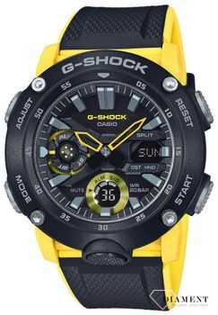 Męski wstrząsoodporny zegarek CASIO G-Shock GA-2000-1A9ER.r.jpg