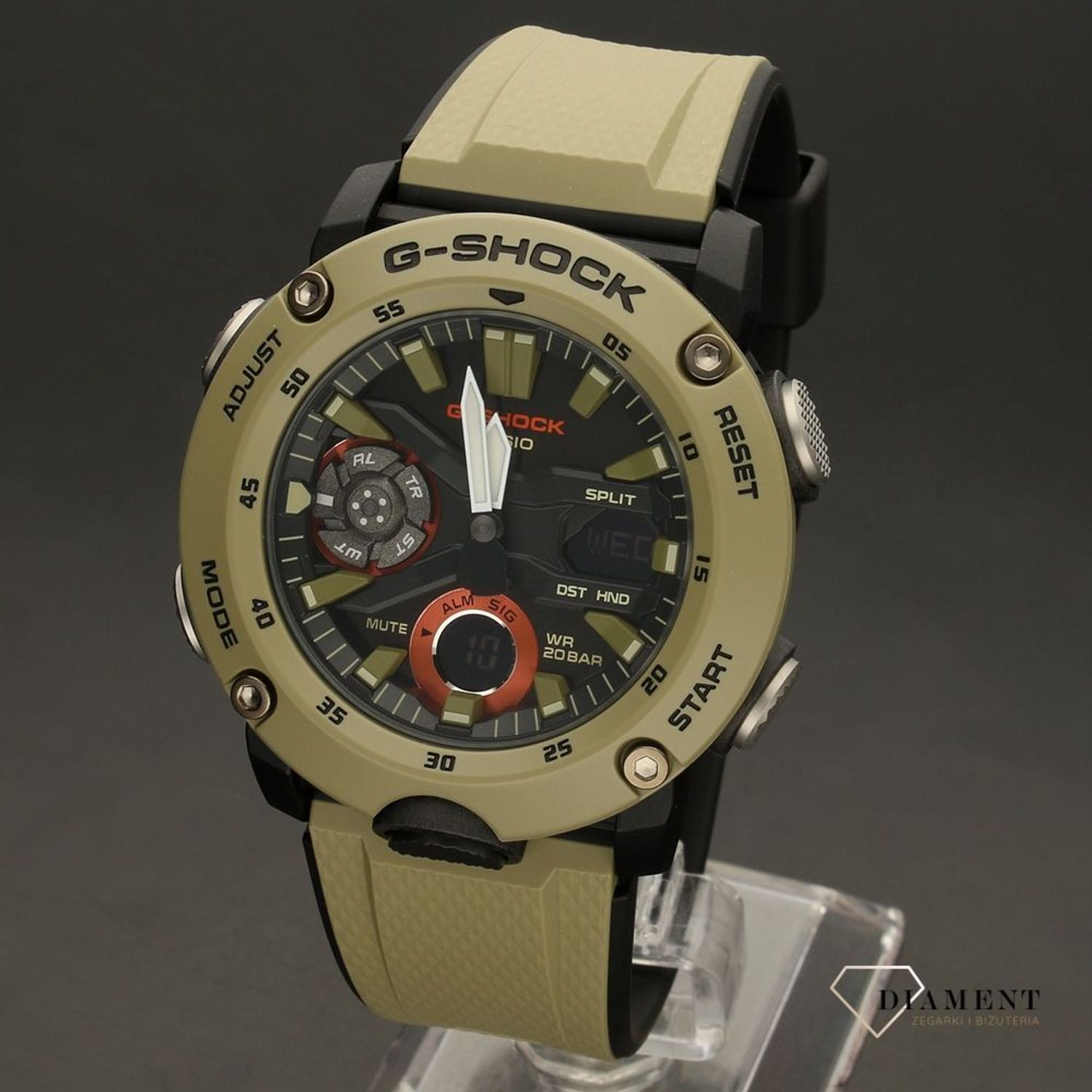 Zegarek męski wstrząsoodporny CASIO G-Shock GA-2000-5AER.jpg