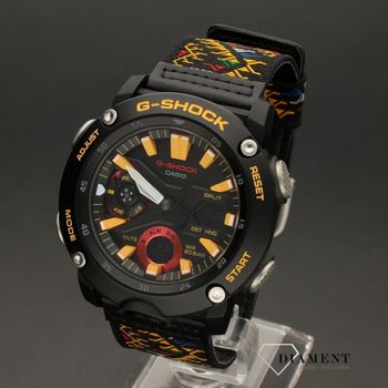 Zegarek męski Casio G-SHOCK Carbon Core Guard Gorillaz Camo Limited GA-2000BT-1AER (3).jpg