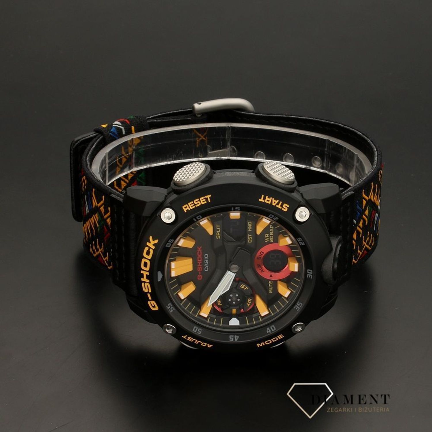 Zegarek męski Casio G-SHOCK Carbon Core Guard Gorillaz Camo Limited GA-2000BT-1AER.1.jpg