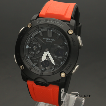 Męski wstrząsoodporny zegarek CASIO G-Shock GA-2000E-4ER G-Carbon Set Limited (2).png