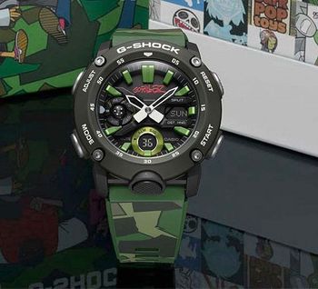Zegarek męski wstrząsoodporny CASIO G-Shock GA-2000GZ-3AER GORILLAZ 6.jpg