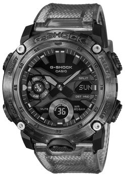 Zegarek męski G-SHOCK Casio Carbon Core Guard Black Skeleton GA-2000SKE-8AER to wstrząsoodporny zegarek sportowy na czarnym pasku. Zegarek Casio Zibi zapraszamy do sklepu www.zegarki-diament.pl !!!.jpg