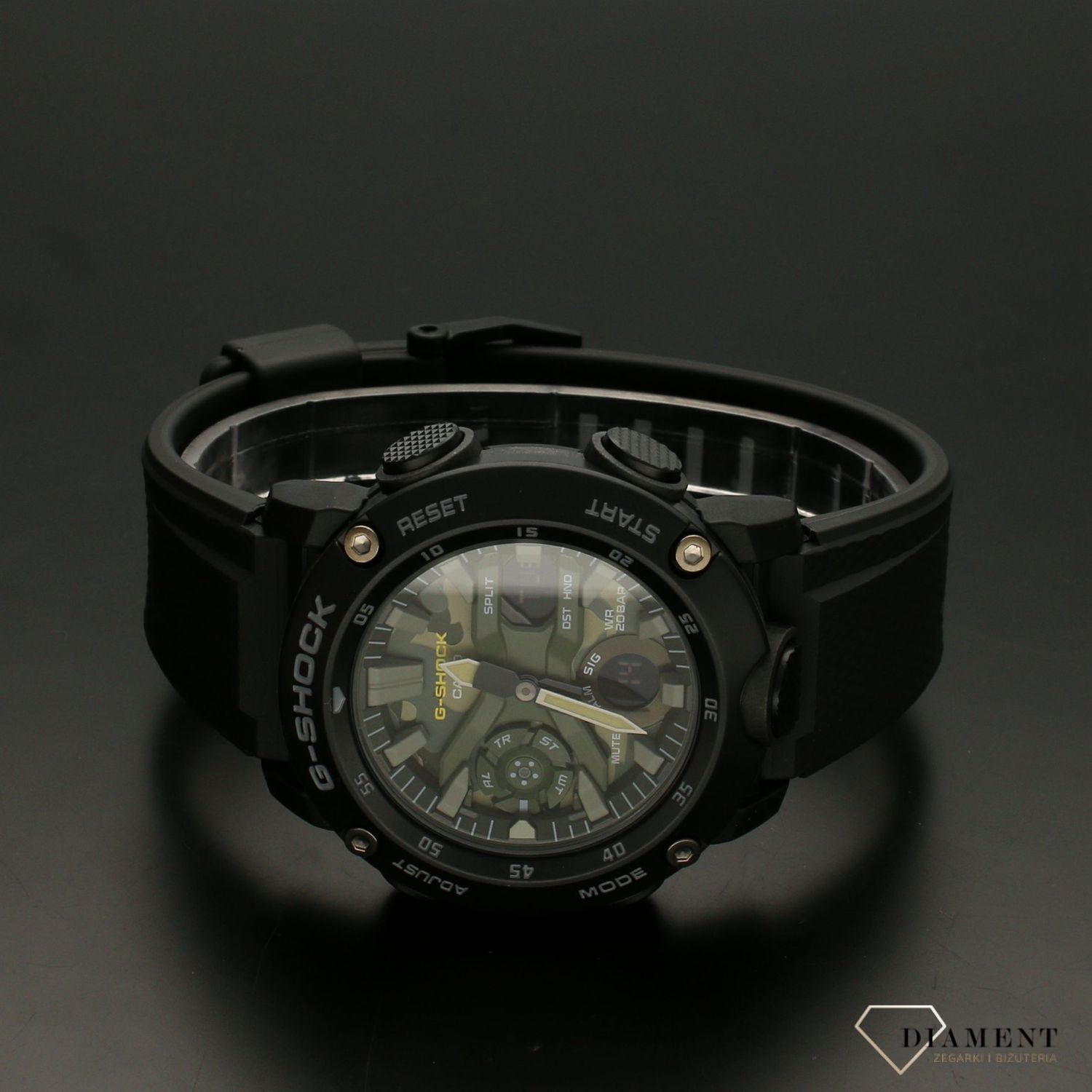 Zegarek męski Casio na niebieskim pasku G-Shock GA-2000SU-1AER.jpg