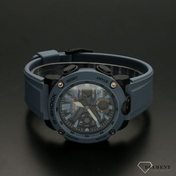 Zegarek męski Casio na niebieskim pasku Carbon (7).jpg