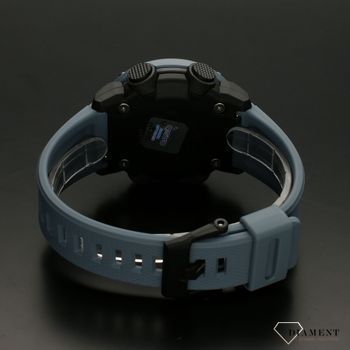 Zegarek męski Casio na niebieskim pasku Carbon (8).jpg
