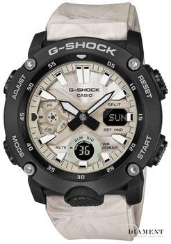 Zegarek męski CASIO G-Shock GA-2000WM-1AER biało-czarny.jpg