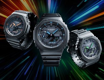 Zegarek G-Shock Casio Octagon Neon Accent Series CasiOak Carbon Core Guard GA-2100-1A2ER. Wytrzymały zegarek męski. Zegarek G-shock na prezent. Zegarek do nurkowania. 2.jpg