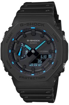 Zegarek G-Shock Casio Octagon Neon Accent Series CasiOak Carbon Core Guard GA-2100-1A2ER. Wytrzymały zegarek męski. Zegarek G-shock na prezent. Zegarek do nurkowania. 6.jpg
