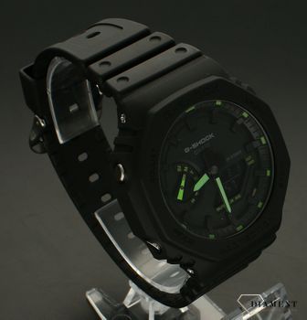 Zegarek G-SHOCK Casio Octagon Neon Accent Series GA-2100-1A3ER. Casio z kolekcji G-Shock w kolorze czarnym to zegarek stworzony (3).jpg
