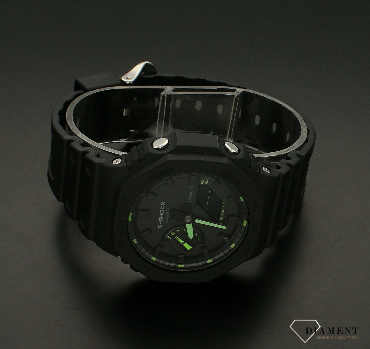 Zegarek G-SHOCK Casio Octagon Neon Accent Series GA-2100-1A3ER. Casio z kolekcji G-Shock w kolorze czarnym to zegarek stworzony z myślą o mężczyznach. Darmowa wysyłka! Grawer za 0zł! Zapraszamy do autoryzowanego sprzedawcy www.zegarki-diament.pl !.jpg