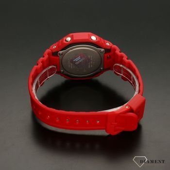 Zegarek męski w wyrazistym czerwonym kolorze. W zegarku zastosowano stylowy czerwony pasek gumowy w kolorze pasującym do koperty i tarczy. Idealny pomysł na prezent (9)x.jpg