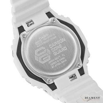 Zegarek męski G-Shock ONE ON TONE Carbon Core Guard GA-2100-7A7ER biały. Zegarek sportowy męski biały. Zegarek G-Shock męski karbonowy. Zegarek męski wodoszczelny, do nurkowania.5.jpg